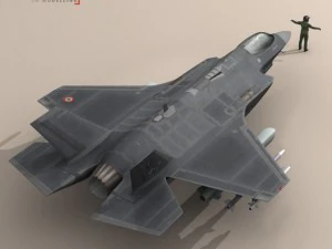 f 35 uma for&ccedil;a a&eacute;rea italiana Modelo 3D