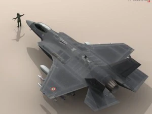 f 35 uma for&ccedil;a a&eacute;rea italiana Modelo 3D