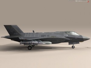 f 35a  israeli air force Modelo 3D