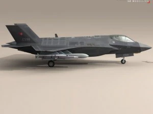 f 35 a royal danish air force 3D Model