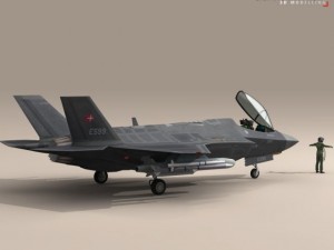 f 35 a royal danish air force 3D Модель