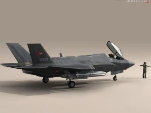 f 35 a royal danish air force 3D Model