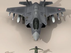 f 35 a royal danish air force 3D Model