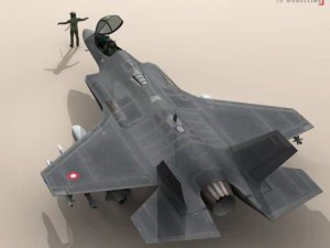 f 35 a royal danish air force 3D Model