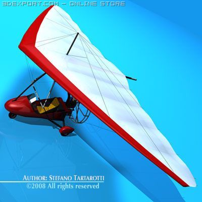 ultralight 3D 模型 .c4d .max .obj .3ds .fbx .stl .blend 