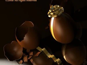巧克力蛋 3D 模型