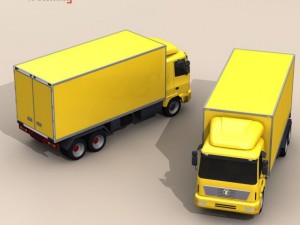 box truck 2 3D Model