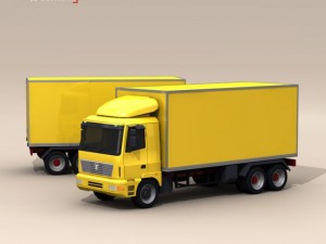 box truck 2 3D Model