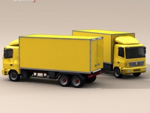 box truck 2 3D Model