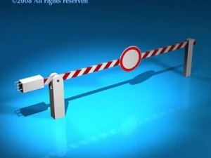 barriera automatica di confine Modello 3D