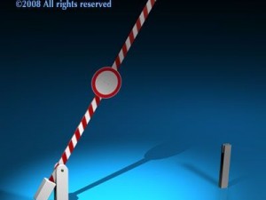 boundary automatic barrier Modèle 3D