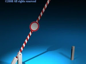 boundary automatic barrier 3D Model
