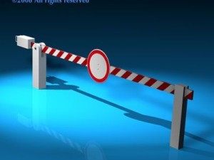 boundary automatic barrier Modèle 3D