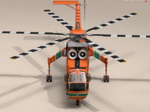 s64f skycrane Modelo 3D