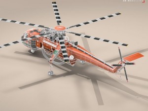 s64f skycrane Modelo 3D
