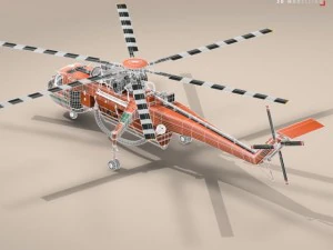 s64f skycrane 3D Model