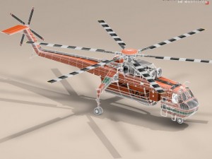 s64f skycrane Modelo 3D