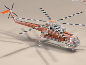 s64f skycrane 3D Model