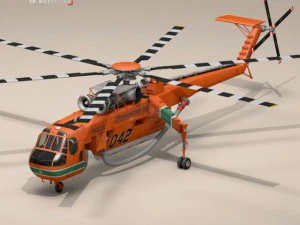 s64f skycrane 3D Model