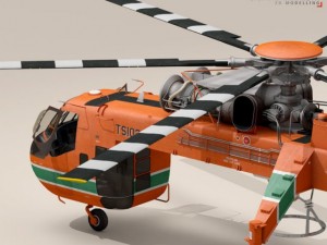 s64f skycrane Modelo 3D