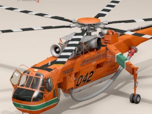 s64f skycrane Modelo 3D