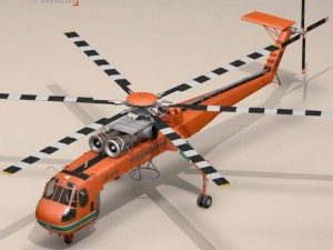 s64e skycrane 3D Model