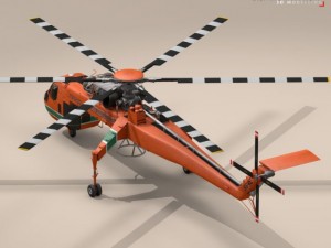 s64e skycrane 3D Model