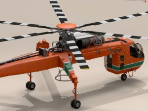 s64e skycrane 3D Model