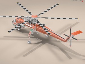 s64e skycrane 3D Model