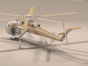 s64e skycrane 3D Model