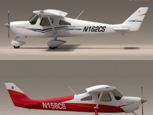 c162 skycatcher 3D Model