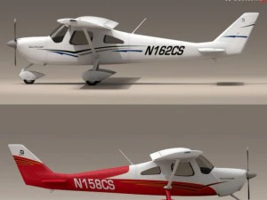 c162 스카이 캐쳐 3D 모델