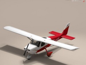 c162 skycatcher Modello 3D