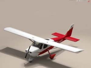 c162 skycatcher 3D Модель