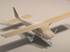 c162 skycatcher Modello 3D
