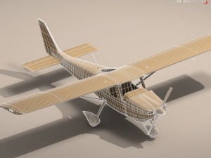c162 skycatcher Modello 3D