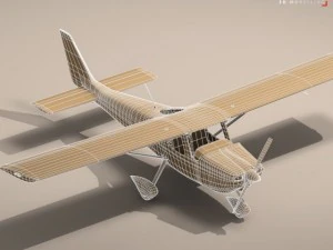 c162 skycatcher 3D Модель