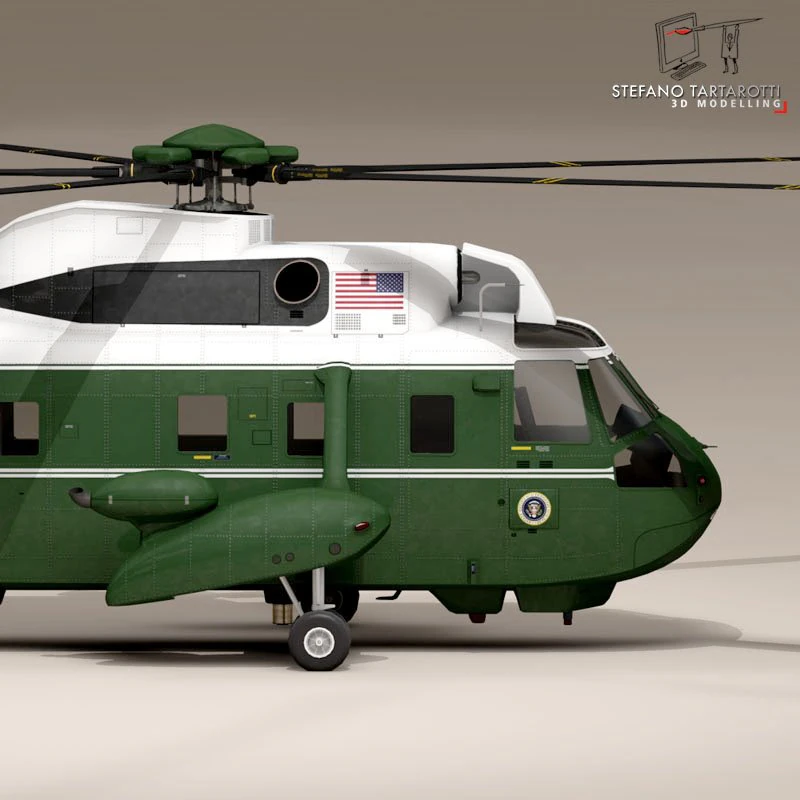vh3d marine one 3D Model .c4d .max .obj .3ds .fbx .stl .blend 
