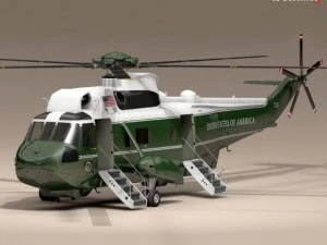 vh3d marine one 3D Model