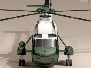 vh3d marine one 3D Model