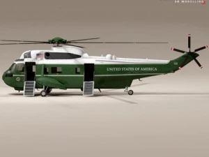 vh3d marine one 3D Model