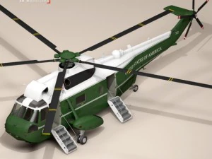 vh3d marine one 3D Model