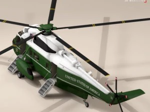 vh3d marine one 3D Model