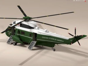 vh3d marine one 3D Model