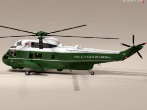 vh3d marine one 3D Model