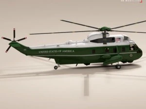 vh3d marine one 3D Model
