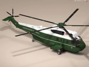 vh3d marine one 3D Model