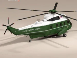 vh3d marine one 3D Model