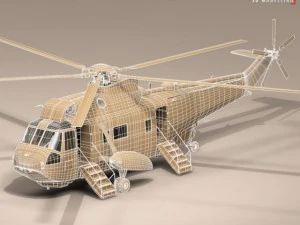 vh3d marine one 3D Model