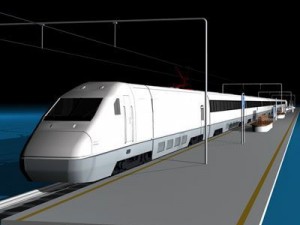 high speed train 3D 모델